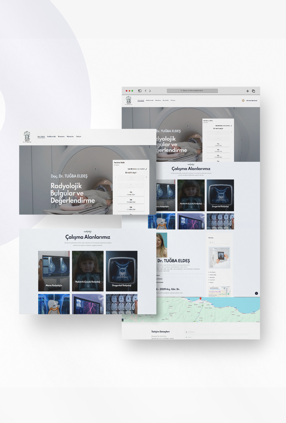 Doç. Dr. Tuğba Eldeş Web Sitesi Tasarımı​