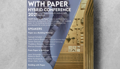 “BAMP! Bauen mit Papier Hybrid conferance” Etkinlik tasarımı​